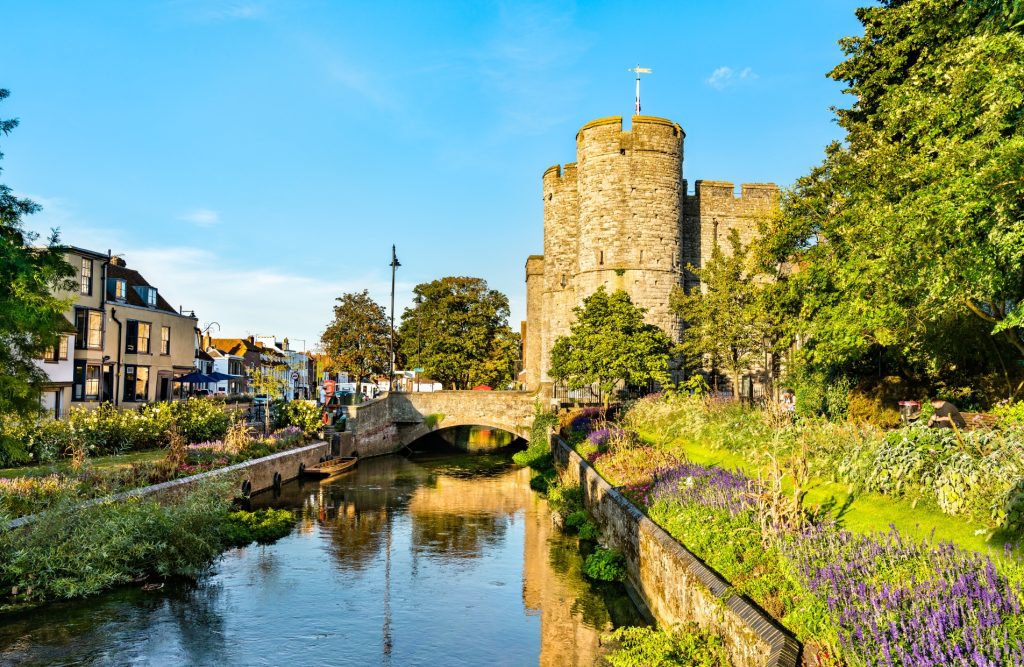 Westgate Towers and the River Stour in Canterbury – conveyancing solicitors Kent