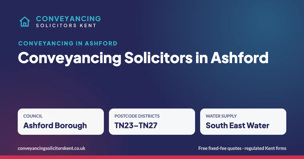 Conveyancing Solicitors in Ashford – key facts at a glance