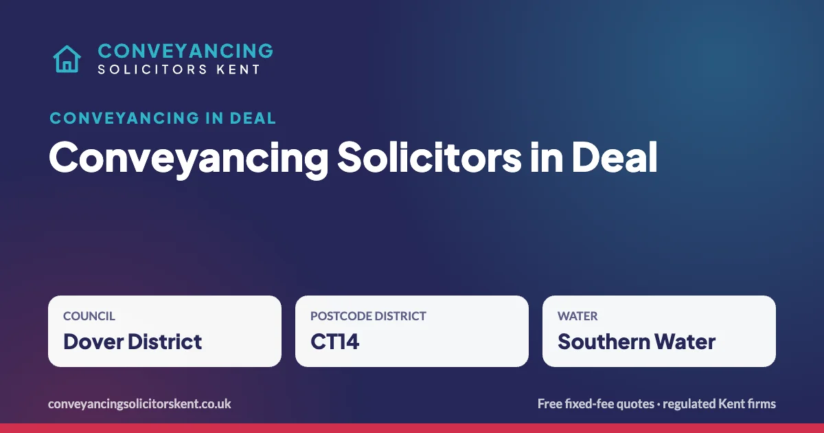 Conveyancing Solicitors in Deal – key facts at a glance