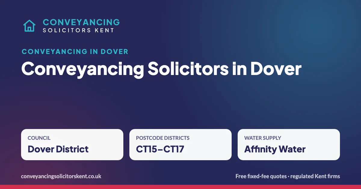 Conveyancing Solicitors in Dover – key facts at a glance