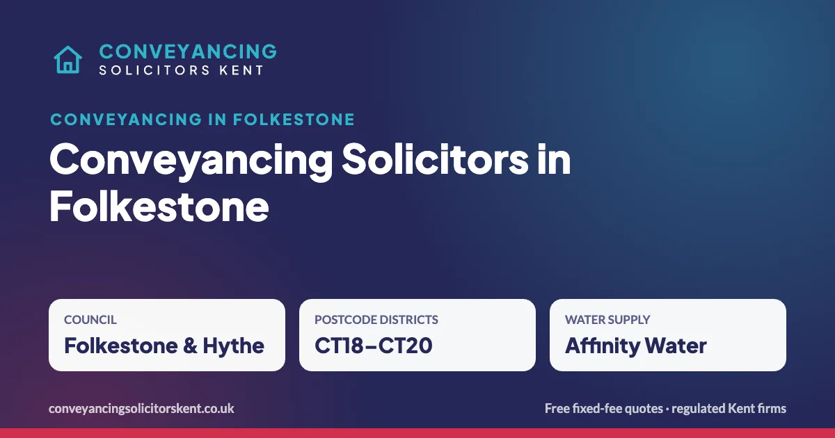 Conveyancing Solicitors in Folkestone – key facts at a glance