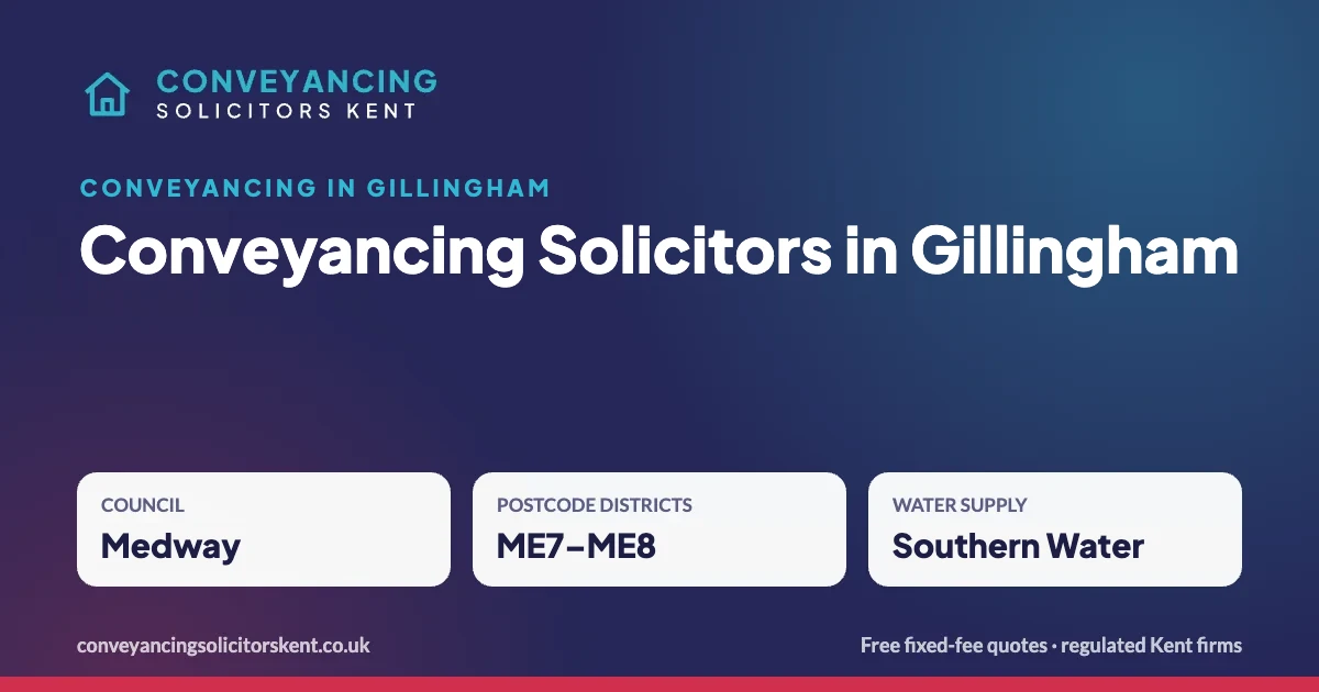 Conveyancing Solicitors in Gillingham – key facts at a glance