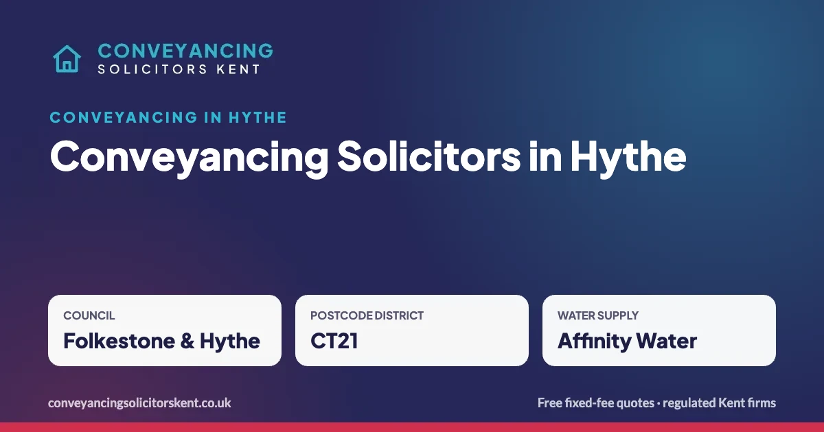 Conveyancing Solicitors in Hythe – key facts at a glance