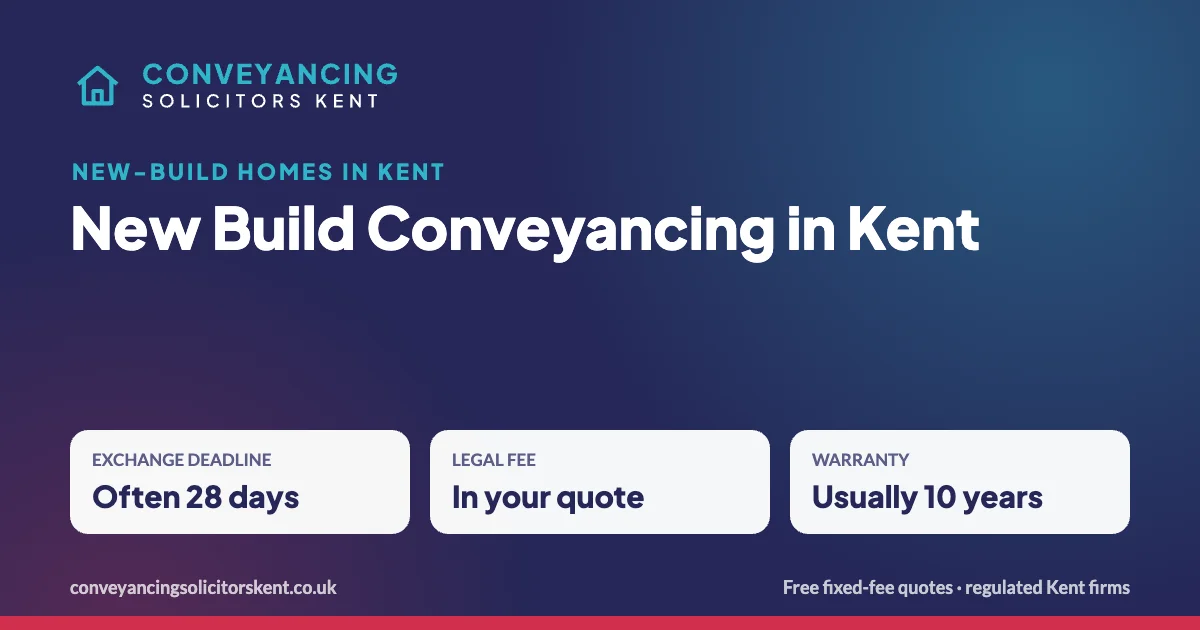 New Build Conveyancing in Kent – key facts at a glance