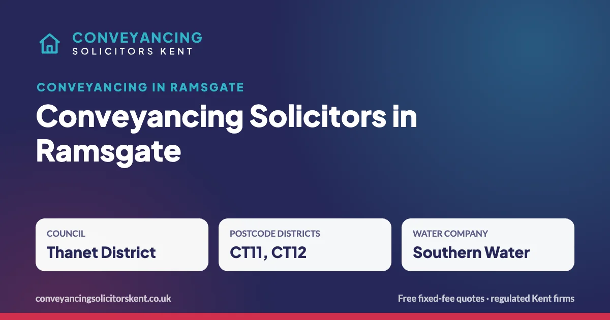 Conveyancing Solicitors in Ramsgate – key facts at a glance