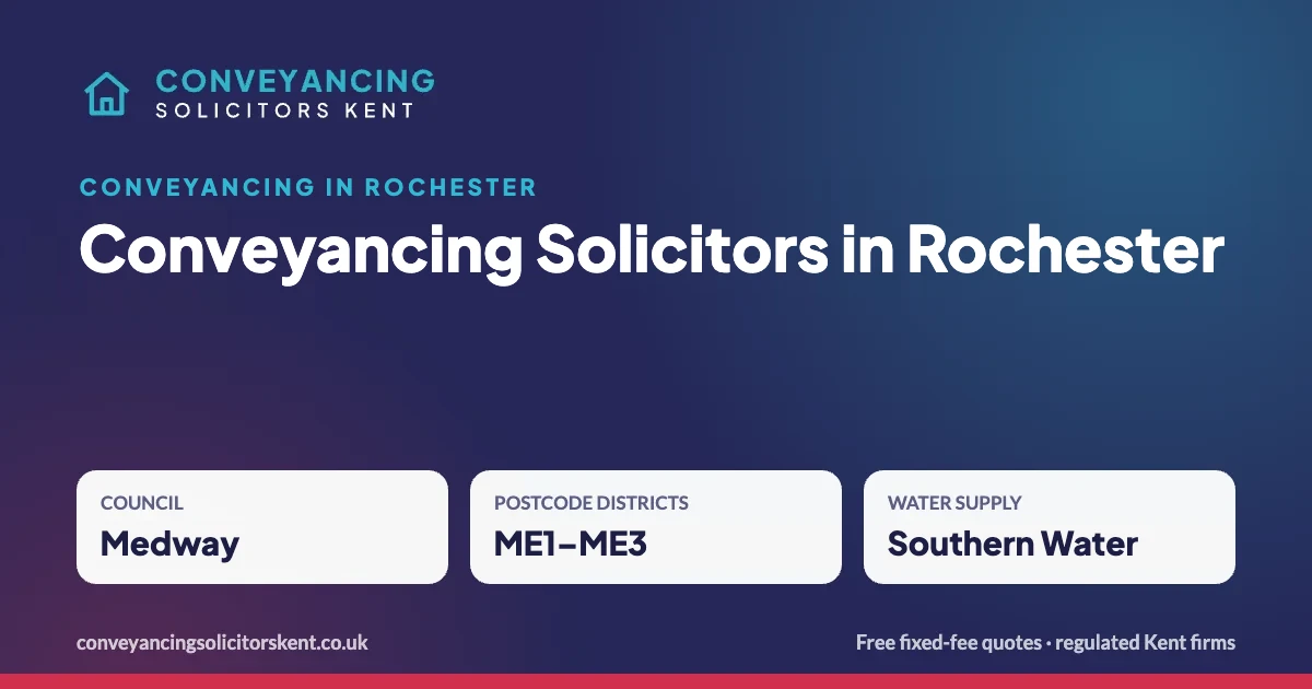 Conveyancing Solicitors in Rochester – key facts at a glance