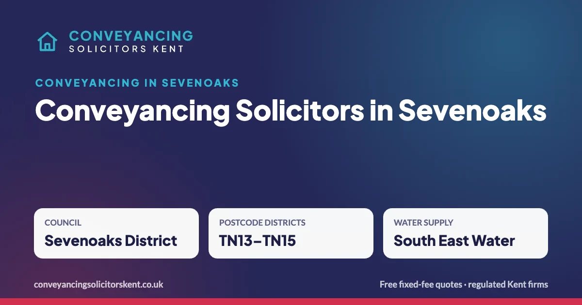 Conveyancing Solicitors in Sevenoaks – key facts at a glance