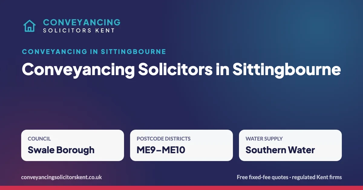 Conveyancing Solicitors in Sittingbourne – key facts at a glance