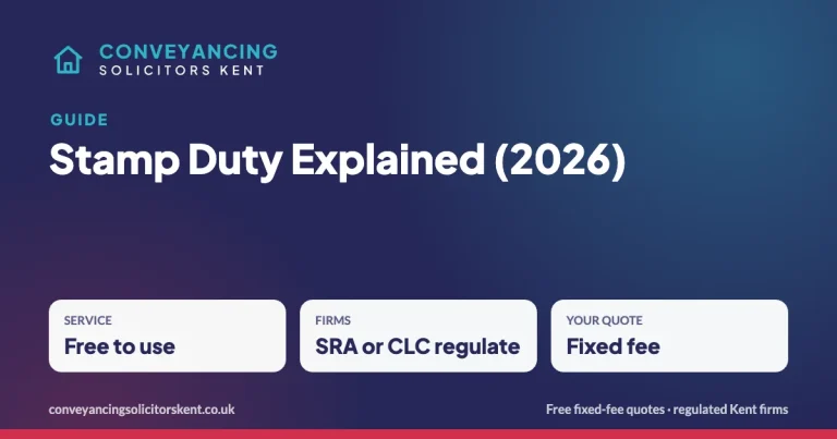 Stamp Duty Explained (2026) – key facts at a glance