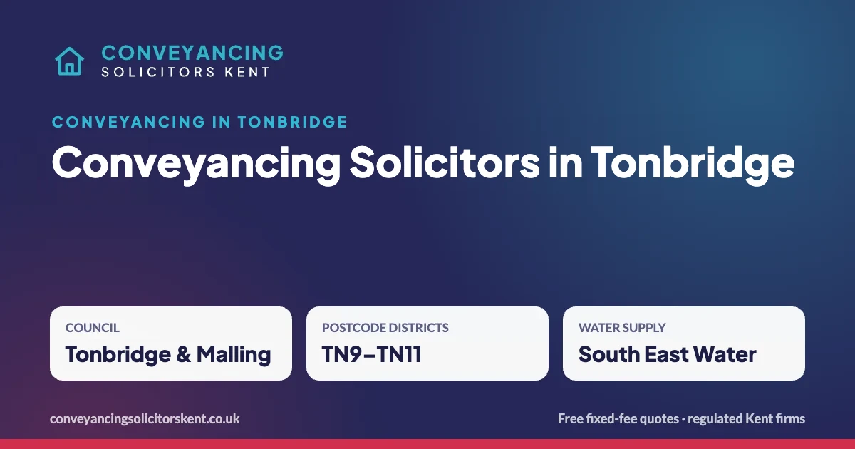 Conveyancing Solicitors in Tonbridge – key facts at a glance