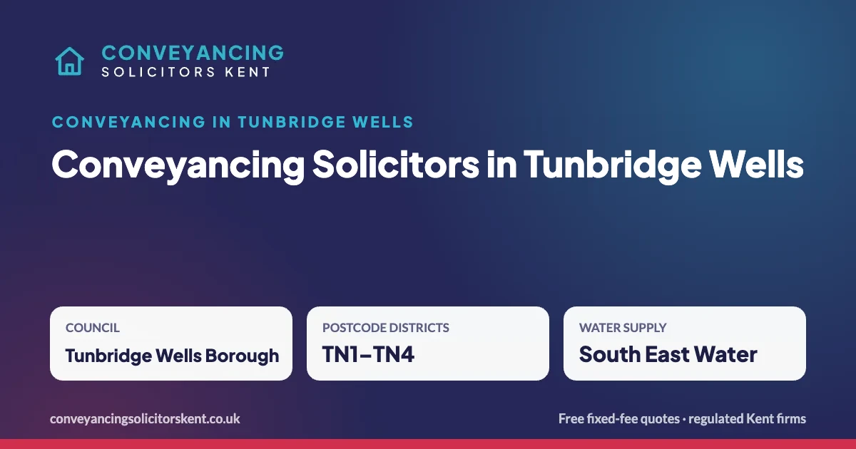 Conveyancing Solicitors in Tunbridge Wells – key facts at a glance